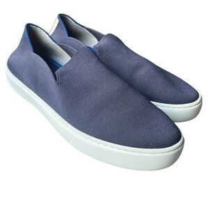 ROTHY'S Blue THE ORIGINAL SLIP ON Casual Sneakers Flats Stretch Shoes sz 9.5
